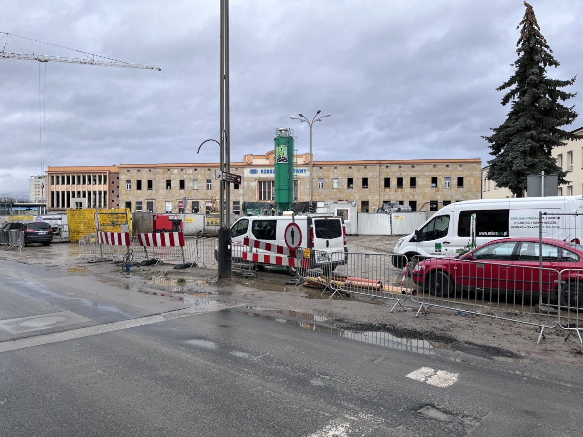 Budowa Rzeszowskiego Centrum Komunikacyjnego [styczeń 2023]